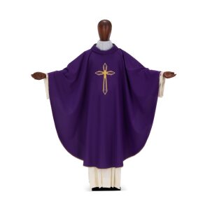 Chasuble with Direct Embroidery Cross