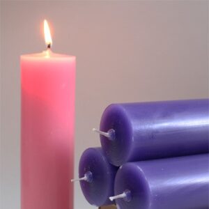 Advent Pillar 2″ x 9″ – 3 Purple/1 Pink (Copy)