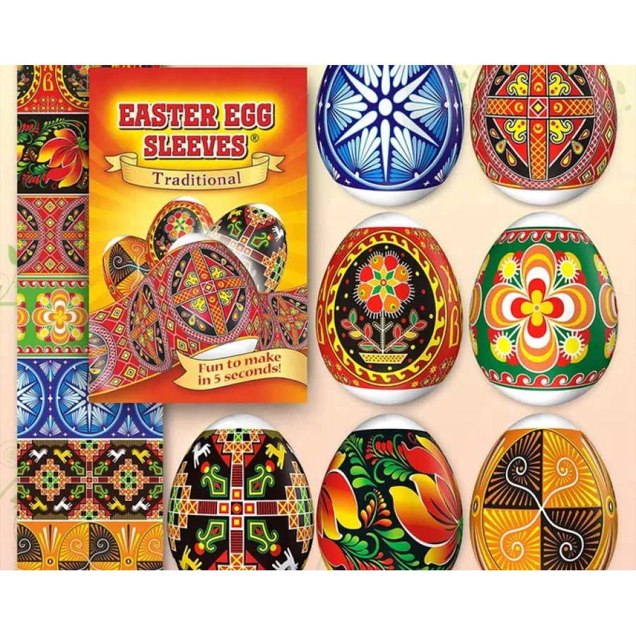 Easter Egg Sleeves Traditional