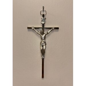 Crucifix Silver Metal 4″