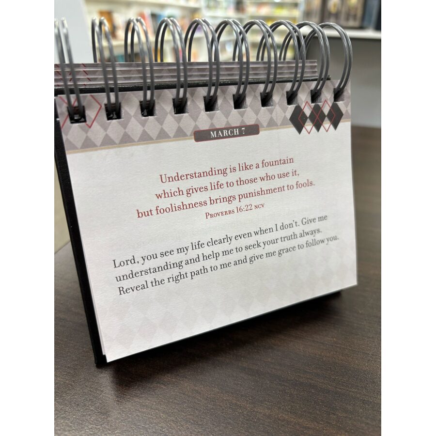 Daily Prayers & Promises For Men Perpetual Calendar - Image 2