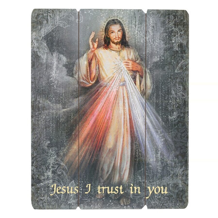 Divine Mercy Wood Pallet