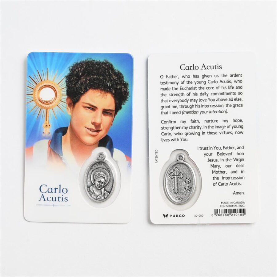 Prayer Card Saint Carlo Acutis
