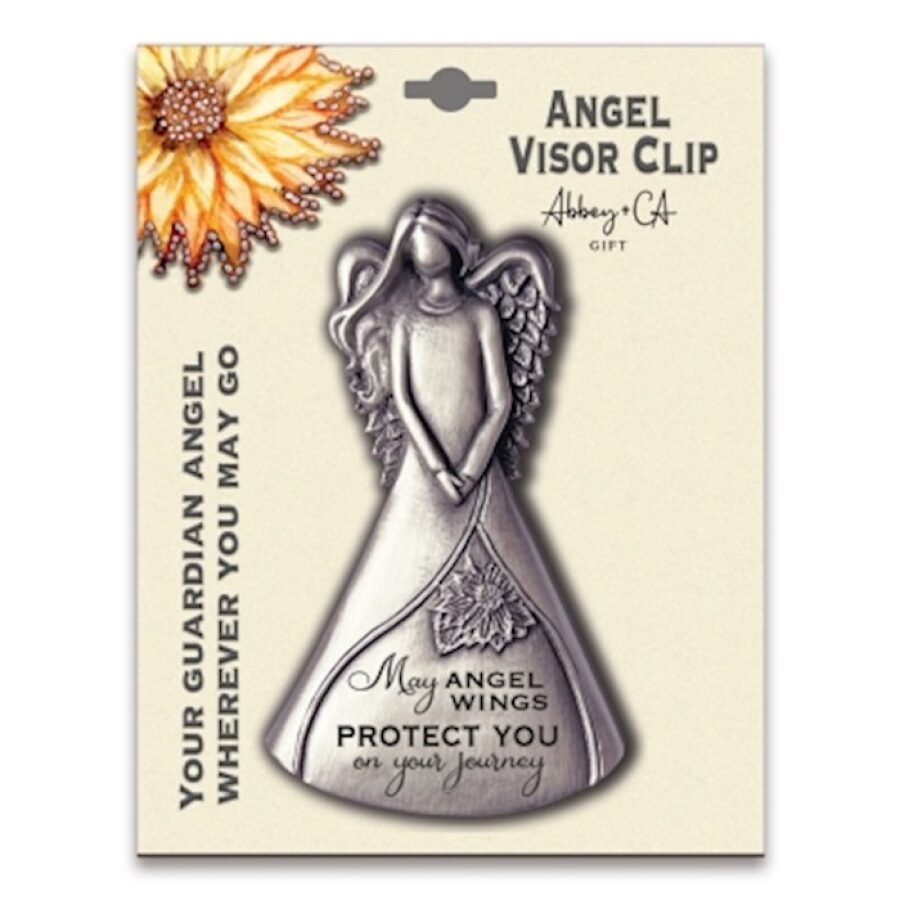 Visor Clip May Angels Wings Protect you